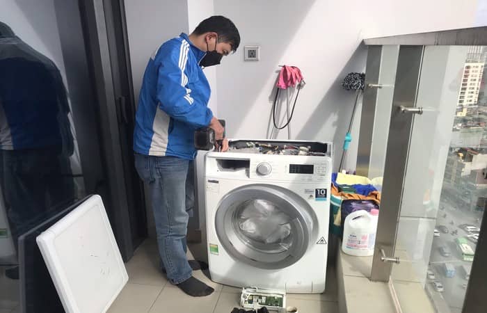 Vệ sinh bảo dưỡng máy giặt tận nhà tại Cầu Giấy