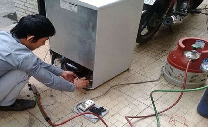 Quy trình sửa tủ lạnh tại nhà ở Thanh Xuân của Điện Lạnh Bình Minh